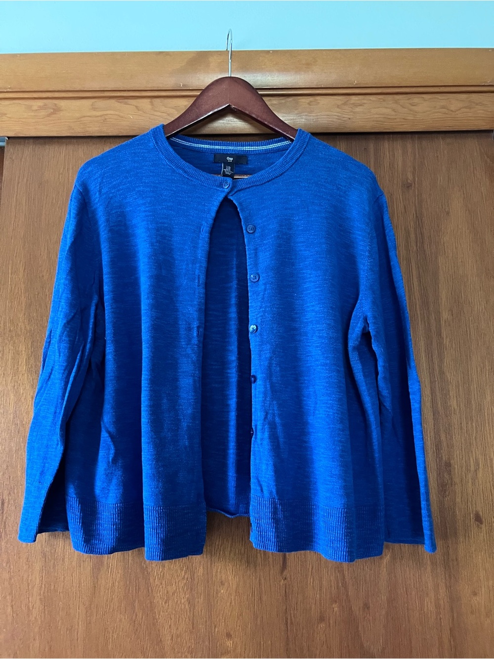 GAP Royal Blue Knit Cardigan